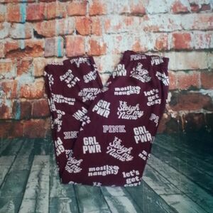 PINK Victoria's Secret Women's XS PJ Bottoms with Graphic Print